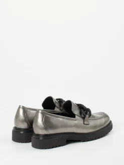 Damen Gabor Comfort – Loafer aus Lackleder in Metallic