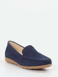 Damen Gabor Comfort – Loafer aus Nubukleder marine