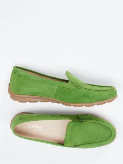 – Loafer aus Veloursleder gras*Gabor Comfort