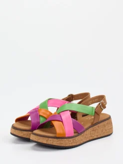 Damen Gabor Comfort – Plateau-Sandale aus Kalbleder color