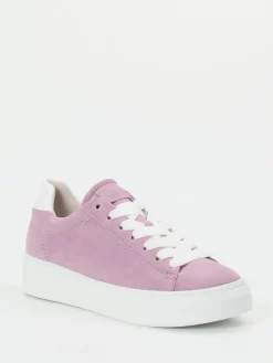 – Plateau-Sneaker aus Veloursleder Flieder*Gabor Comfort