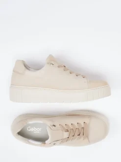 Damen Gabor Comfort – Plateau-Sneaker aus Veloursleder