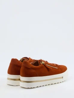 – Plateau-Sneaker aus Veloursleder ziegelrot*Gabor Comfort Online