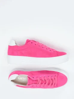 Damen Gabor Comfort – Plateau-Sneaker aus Veloursleder