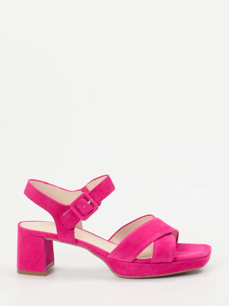 Damen Gabor Comfort – Sandale aus Veloursleder