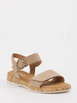 Damen Gabor Comfort – Sandalen aus Veloursleder