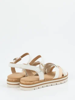 – Sandalen aus Kalbleder Beige*Gabor Comfort Outlet