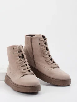 Damen Gabor Comfort – Schnürboots aus Veloursleder