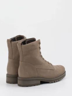 – Schnürboots aus Nubukleder in Taupe*Gabor Comfort New