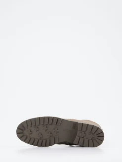 – Schnürboots aus Nubukleder in Taupe*Gabor Comfort New