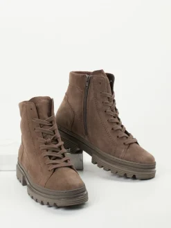 – Schnürboots aus Veloursleder*Gabor Comfort Discount