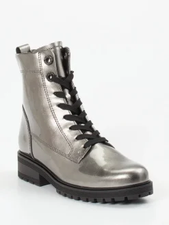 Damen Gabor Comfort – Schnürboots aus Lackleder in