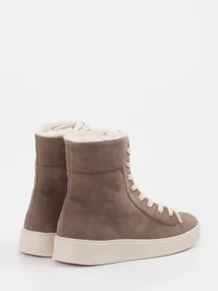 – Schnürboots aus Nubukleder in Taupe*Gabor Comfort Sale