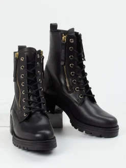 Damen Gabor Comfort – Schnürstiefelette aus Kalbleder