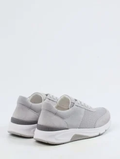 Damen Gabor Comfort – Sneaker aus Velour/Textil hell