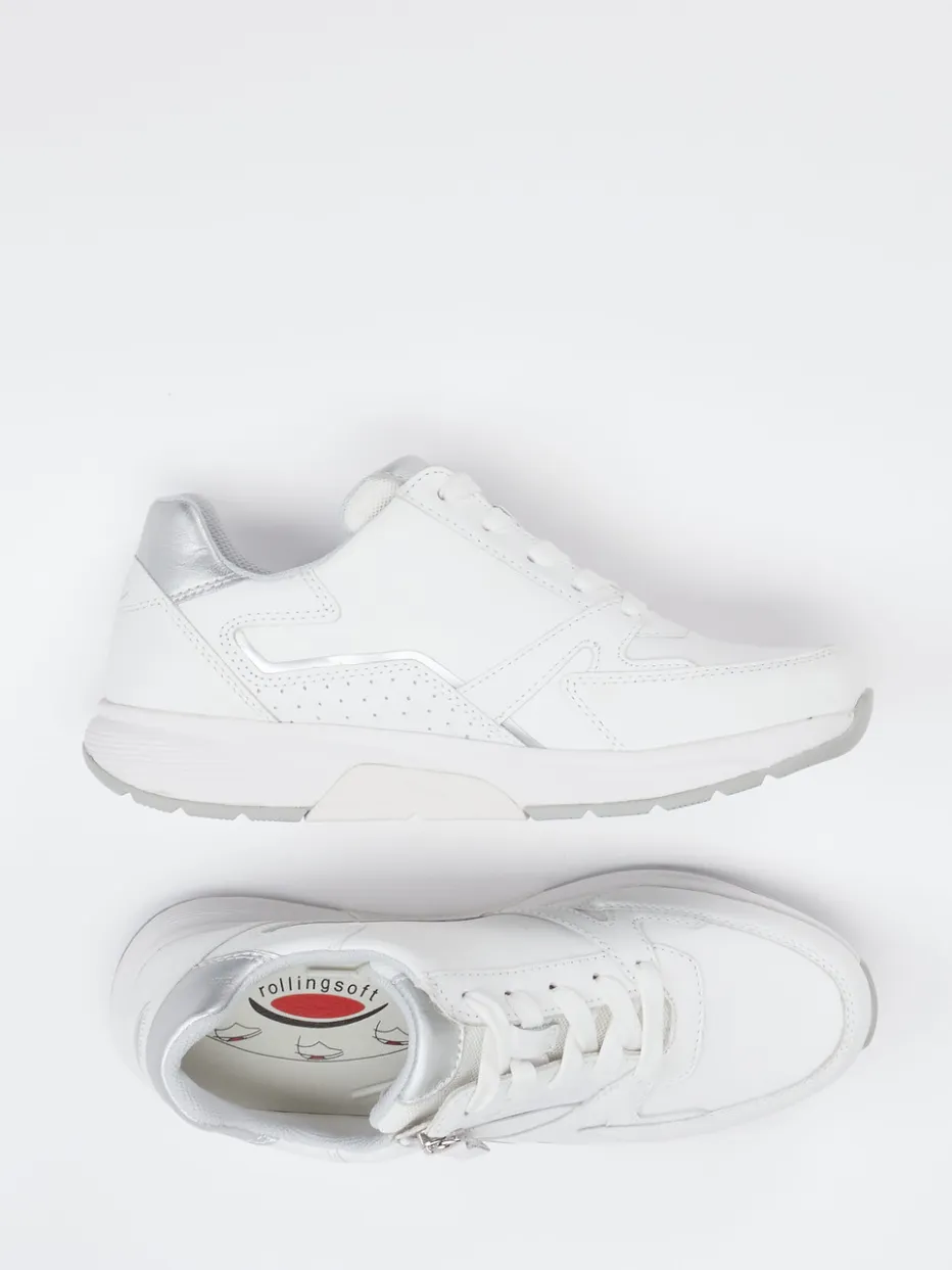 – Sneaker aus Kalbleder in Offwhite*Gabor Comfort Online