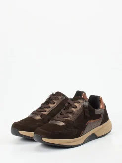 – Sneaker aus Veloursleder Dunkel*Gabor Comfort Outlet