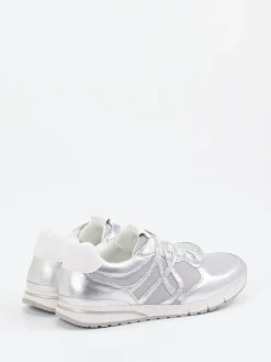 – Sneaker aus Metallicleder silber*Gabor Comfort Discount