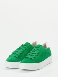 Damen Gabor Comfort – Sneaker aus Veloursleder gras