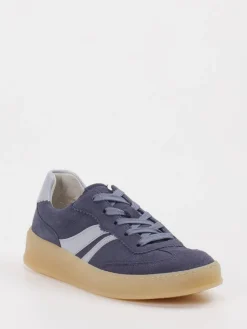 Damen Gabor Comfort – Sneaker aus Veloursleder grau