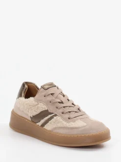 – Sneaker aus Veloursleder und Teddyfell*Gabor Comfort Sale