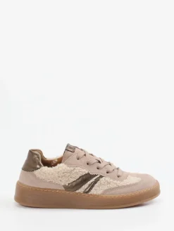 – Sneaker aus Veloursleder und Teddyfell*Gabor Comfort Sale