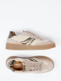 – Sneaker aus Veloursleder und Teddyfell*Gabor Comfort Sale