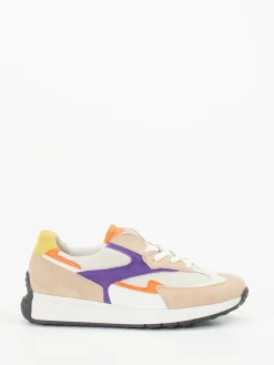 Damen Gabor Comfort – Sneaker aus Veloursleder Beige-