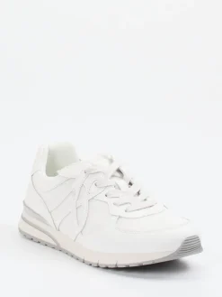 Damen Gabor Comfort – Sneaker aus Kalbleder und Mesh Offwhite