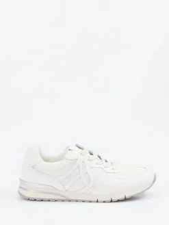 Damen Gabor Comfort – Sneaker aus Kalbleder und Mesh Offwhite