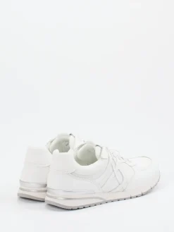Damen Gabor Comfort – Sneaker aus Kalbleder und Mesh Offwhite