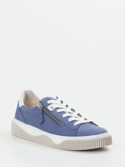 Damen Gabor Comfort – Sneaker aus Nubukleder in Jeans