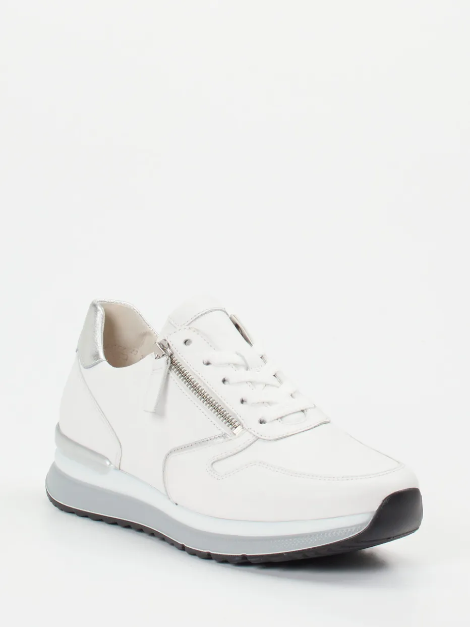 Damen Gabor Comfort – Sneaker aus Kalbleder metallic