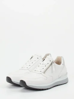 Damen Gabor Comfort – Sneaker aus Kalbleder metallic