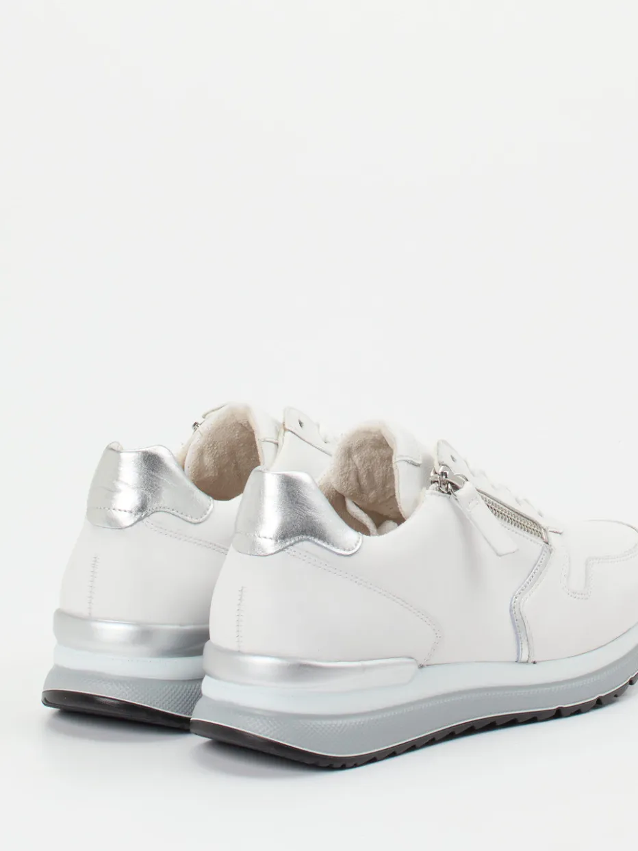 Damen Gabor Comfort – Sneaker aus Kalbleder metallic