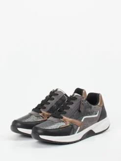 – Sneaker aus Metallicleder in*Gabor Comfort Sale