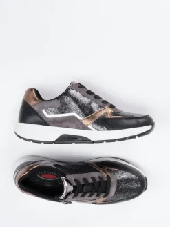 – Sneaker aus Metallicleder in*Gabor Comfort Sale