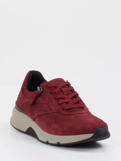 – Sneaker aus Nubukleder Bordeaux*Gabor Comfort Outlet