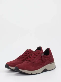 – Sneaker aus Nubukleder Bordeaux*Gabor Comfort Outlet