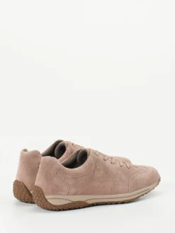 Damen Gabor Comfort – Sneaker aus Veloursleder Rosébeige