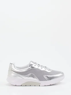 Damen Gabor Comfort – Sneaker aus Textil mit Metallic-Optik