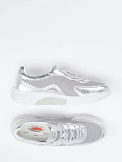 Damen Gabor Comfort – Sneaker aus Textil mit Metallic-Optik