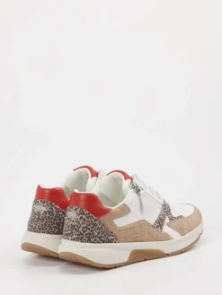 – Sneaker aus Leder mit Animalprint*Gabor Comfort Hot