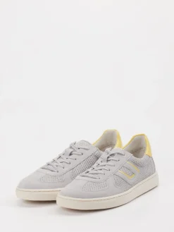 Damen Gabor Comfort – Sneaker aus Veloursleder Hell