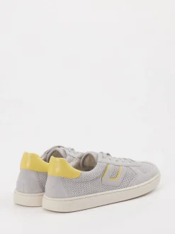 Damen Gabor Comfort – Sneaker aus Veloursleder Hell