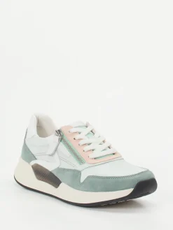 Damen Gabor Comfort – Sneaker aus Kalbleder in Mintgrün