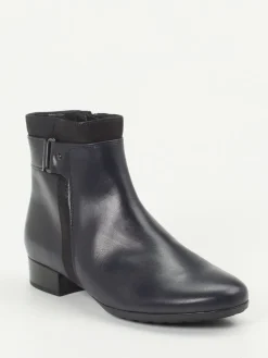 Damen Gabor Comfort – Stiefelette aus Kalbleder dunkel