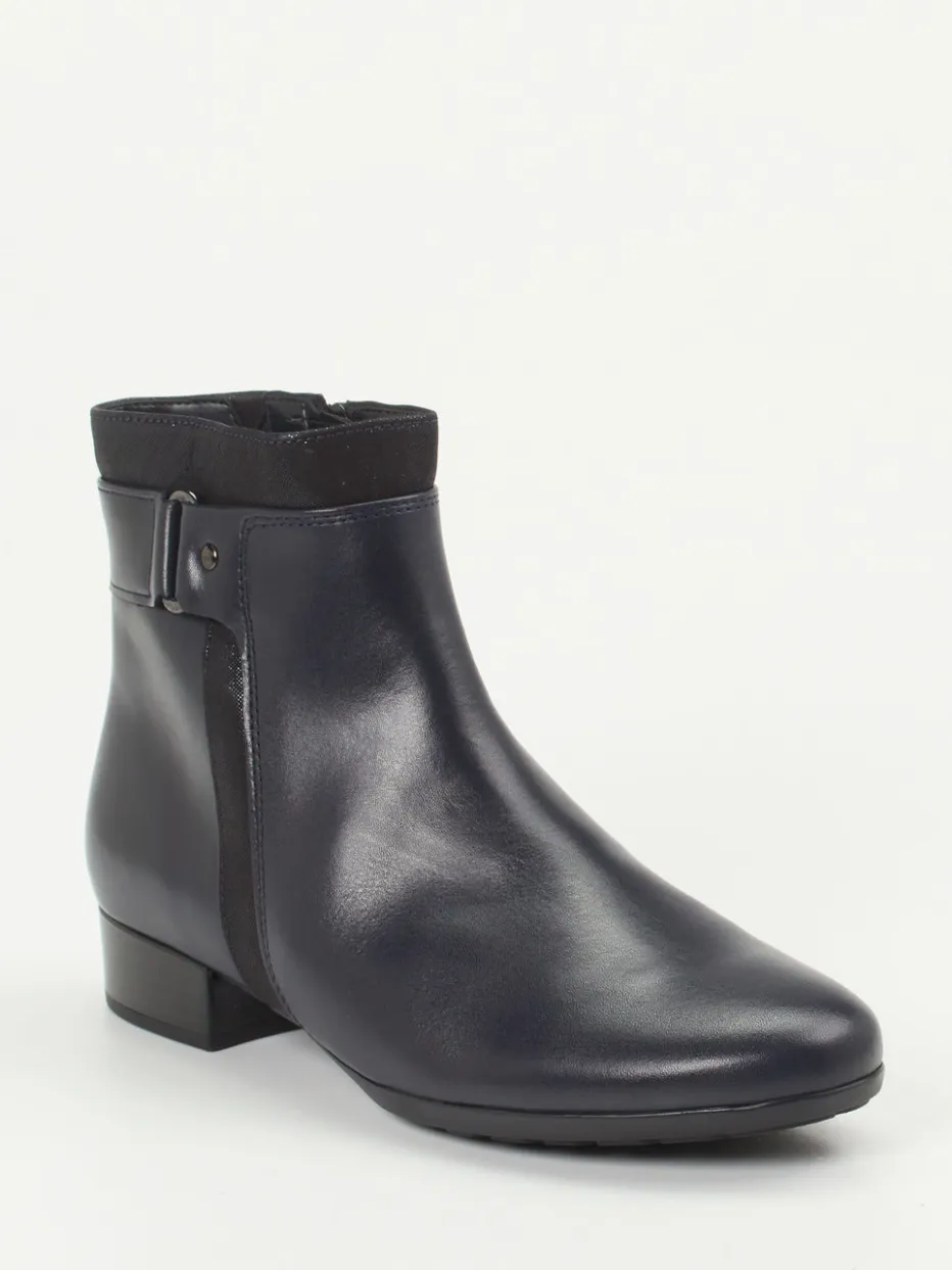 Damen Gabor Comfort – Stiefelette aus Kalbleder dunkel