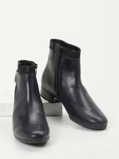 Damen Gabor Comfort – Stiefelette aus Kalbleder dunkel