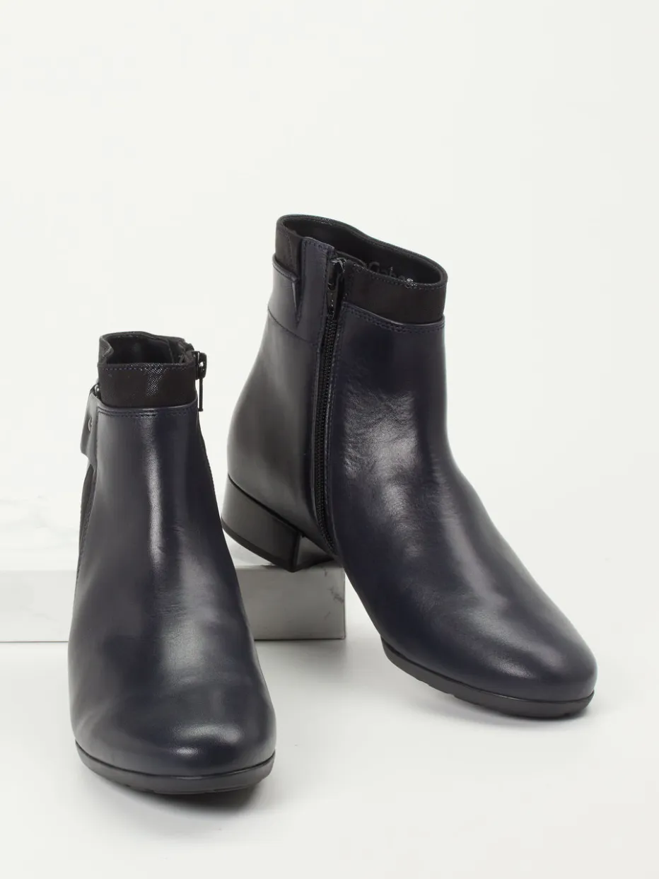 Damen Gabor Comfort – Stiefelette aus Kalbleder dunkel